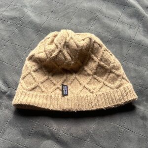 Patagonia Tan Knit Beanie